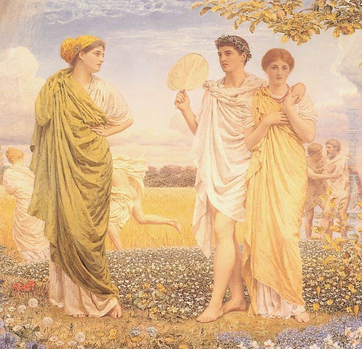 Albert Joseph Moore The Loves of the Winds and the Seasons